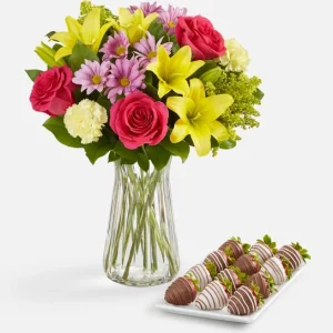 Deliciously Decadent™ Fields of Europe® for Spring & Drizzled Strawberries